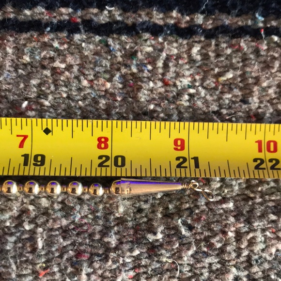 Sterling silver turquoise Mother of pearl necklace - Picture 5 of 8